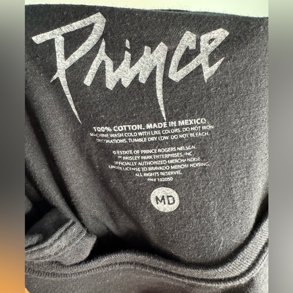 Original Official Vintage Prince Sign o’ the Times Black Tee Sz. Medium Unisex - Picture 5 of 5
